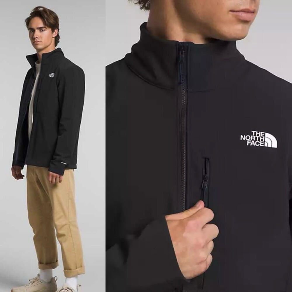 NWOT North Face Apex Bionic 3 Soft Shell WindWall Jacket Black Men’s Size Small